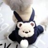 Pet Poodle Dog Clothes Cotton-padded Coat Four-leg Fleece-lined