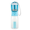 Portable Cat Dog Water Bottle Food Feeder Drinker Poop