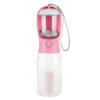 Portable Cat Dog Water Bottle Food Feeder Drinker Poop