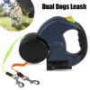 Dual Pet Leash Lead 360 Swivel