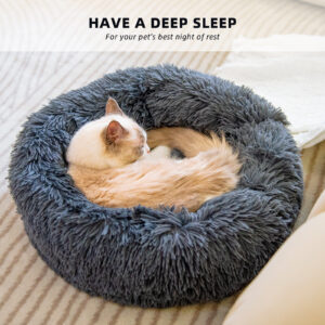 Round Plush Cat Litter Kennel