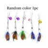 Steel Wire Feather Cat Teaser Stick