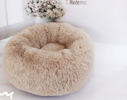 Round Plush Cat Litter Kennel