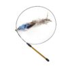 Steel Wire Feather Cat Teaser Stick